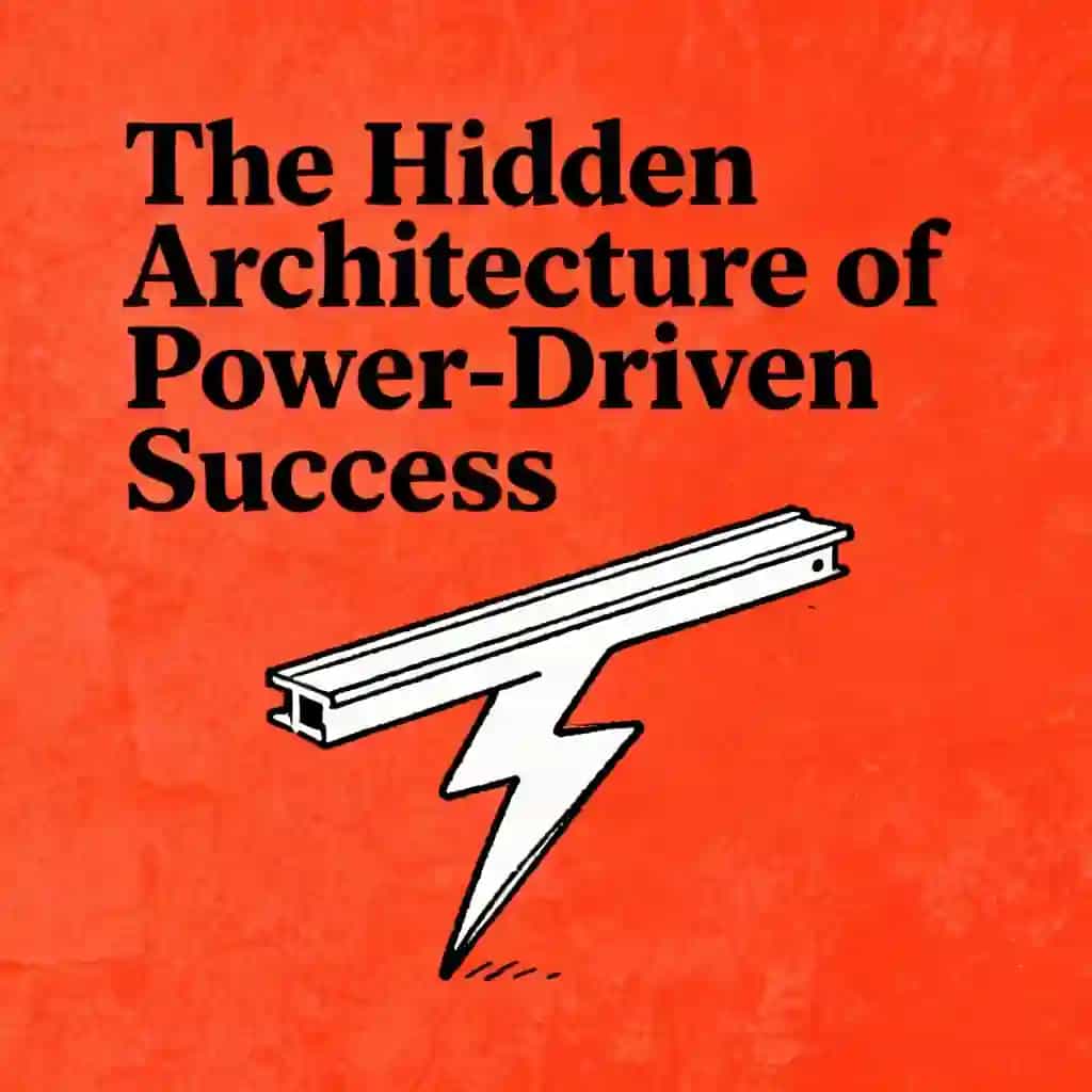 Couverture du livre The Hidden Architecture of Power-Driven Success