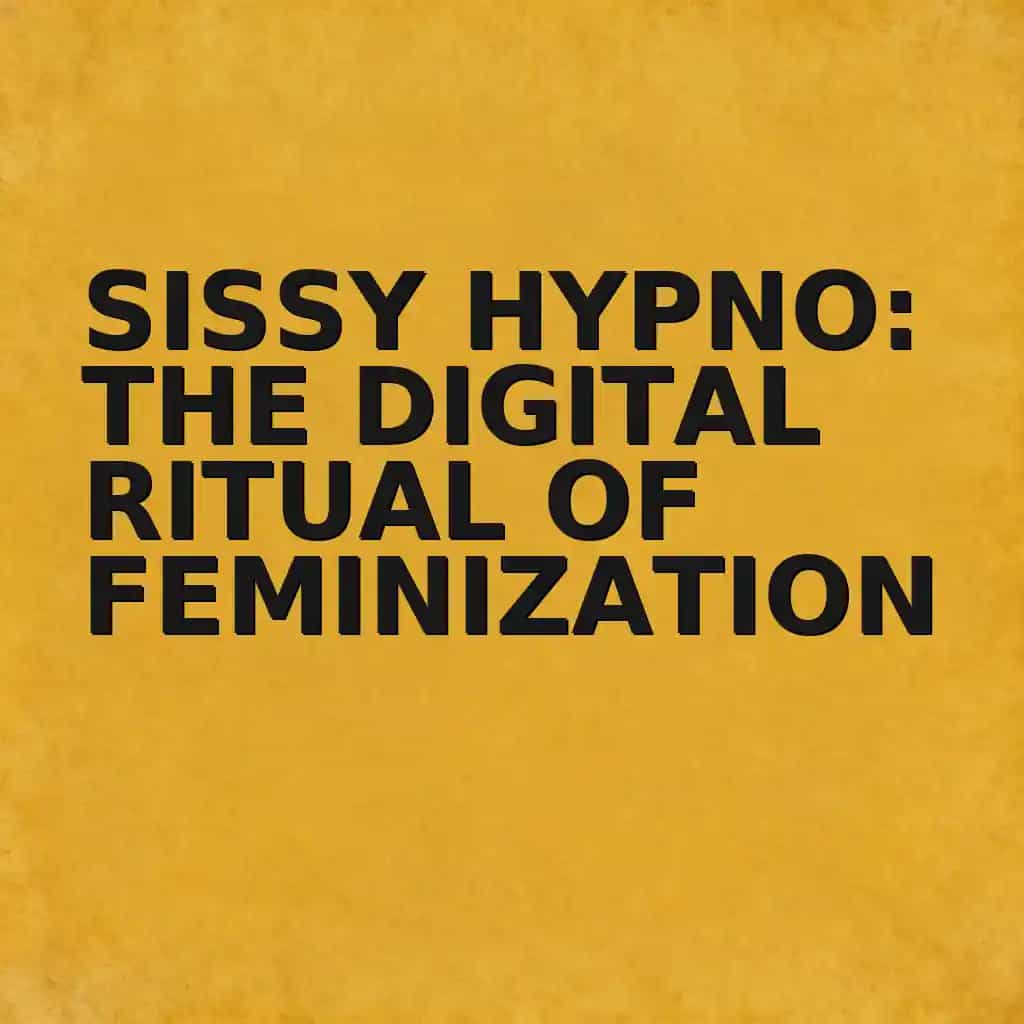 Couverture du livre Sissy Hypno: The Digital Ritual of Feminization
