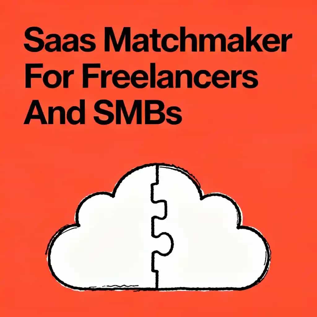 Capa do livro SaaS Matchmaker: Consulting Freelancers & Small Businesses