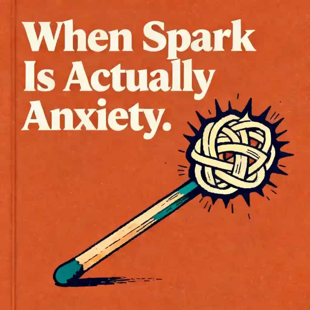 Buchcover von Why the Spark Is Often Just Anxiety