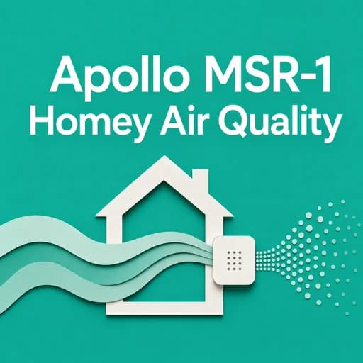 Apollo MSR-1: Smart Air Quality & Homey Pro Power Guide