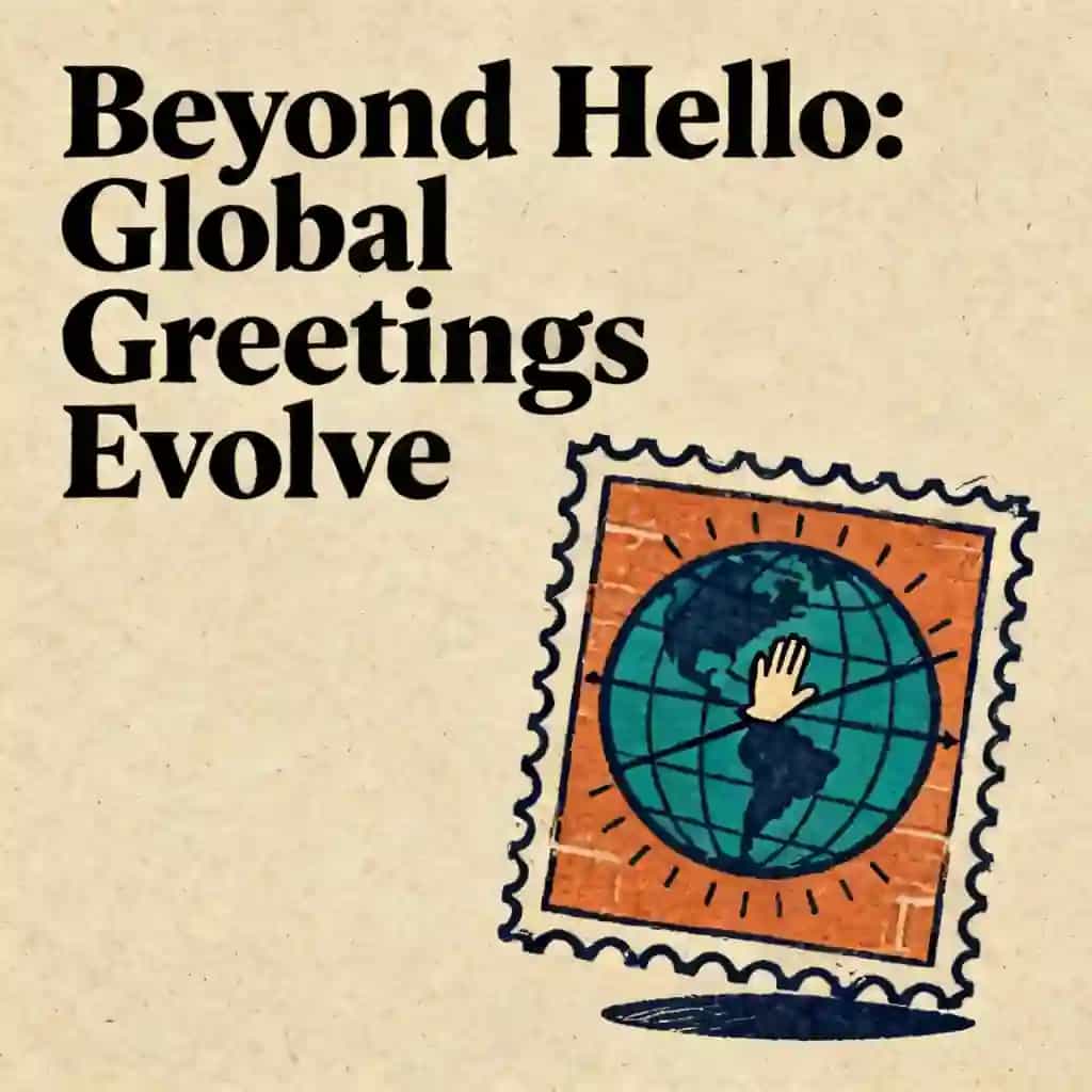 Beyond the Hello: The Global Evolution of Greetings book cover