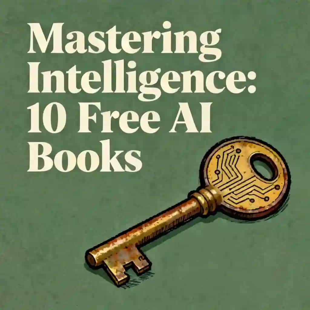 Portada del libro Mastering Intelligence: 10 Essential Free AI Books