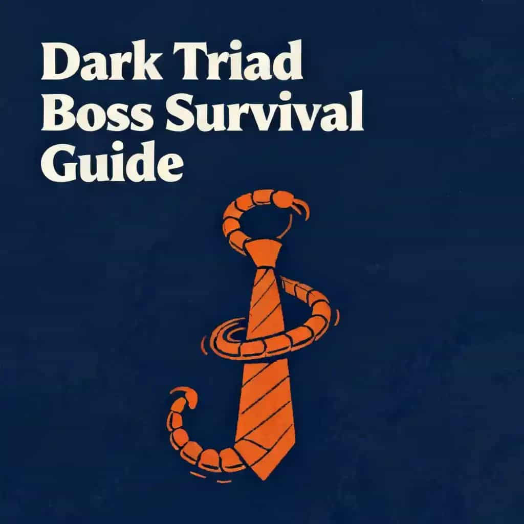 Surviving Your Dark Triad Boss: Strategic Defense Guide 책 표지