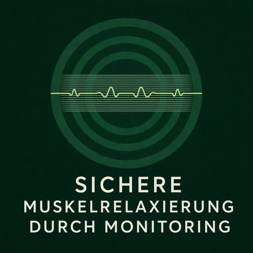 Muskelrelaxierung: Monitoring und Sicherheit in der Anästhesie