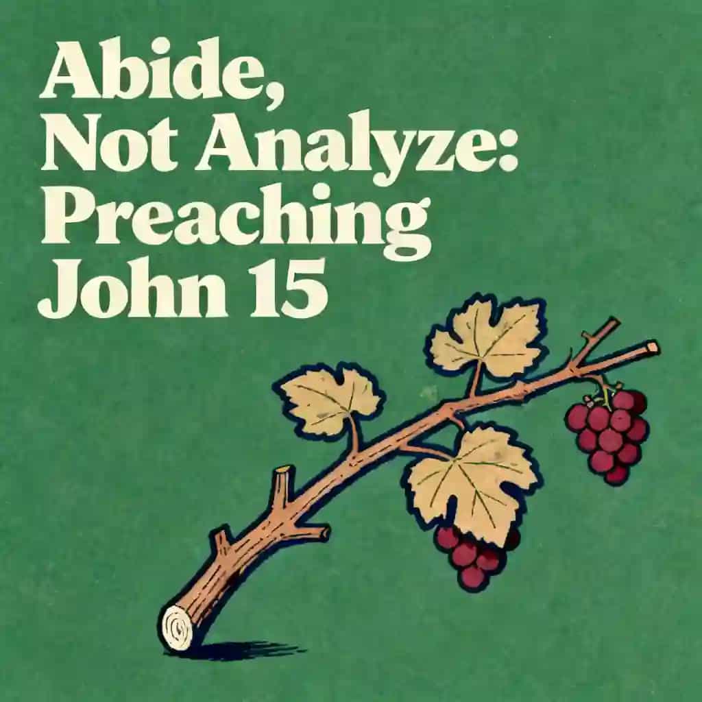 Preaching John 15: Beyond Word Studies to Life 책 표지