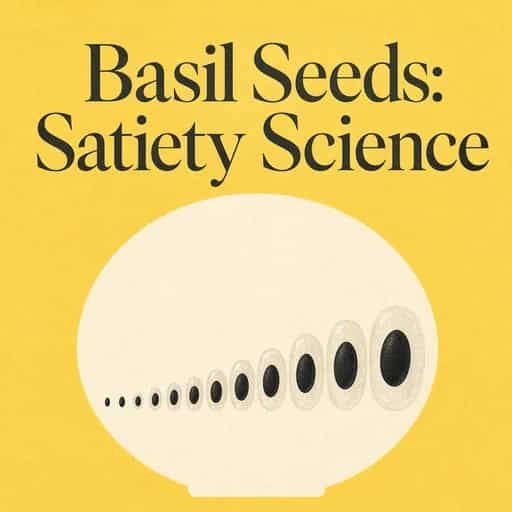 Copertina del libro Basil Seeds: The Science of Satiety