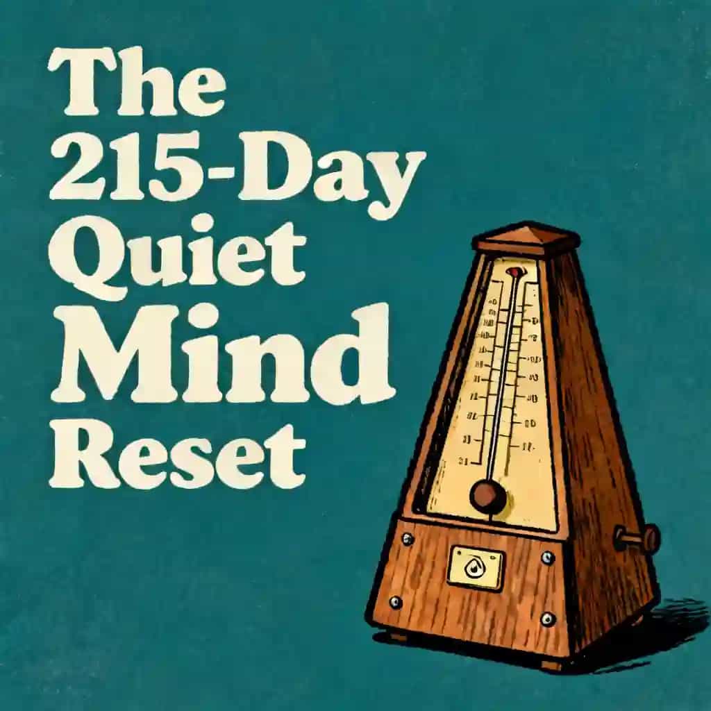 Обложка книги The 215-Day Reset: Reclaiming a Quiet Mind