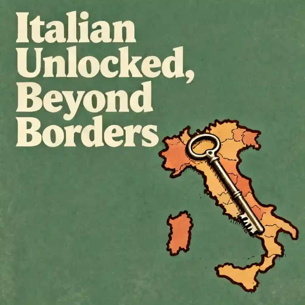 Unlocking Italian: Beyond Borders book cover