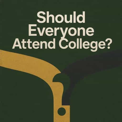 Portada del libro Should everyone go to college?