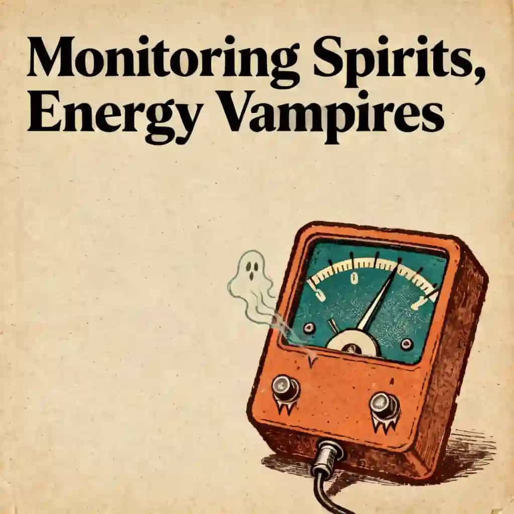 Copertina del libro Monitoring Spirits and Energy Vampires