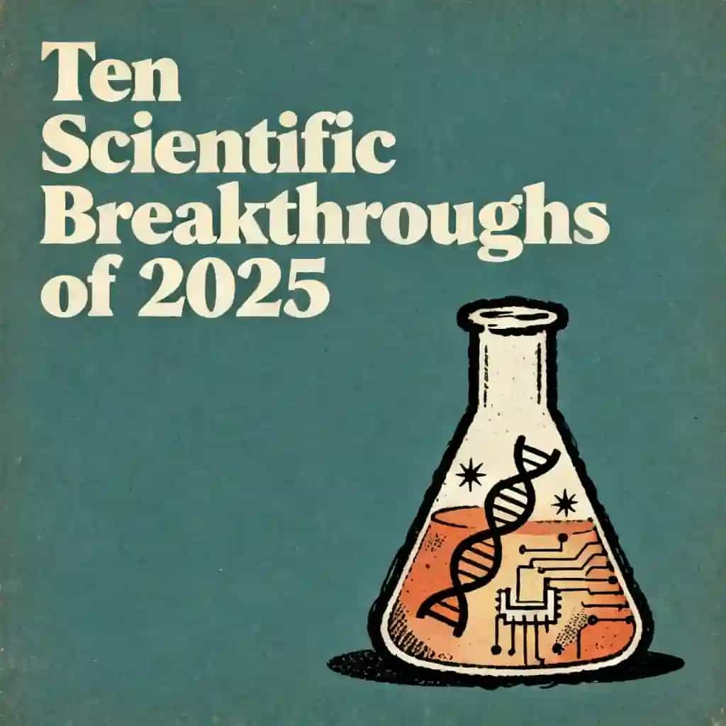 Couverture du livre 2025's Top 10 Scientific Breakthroughs