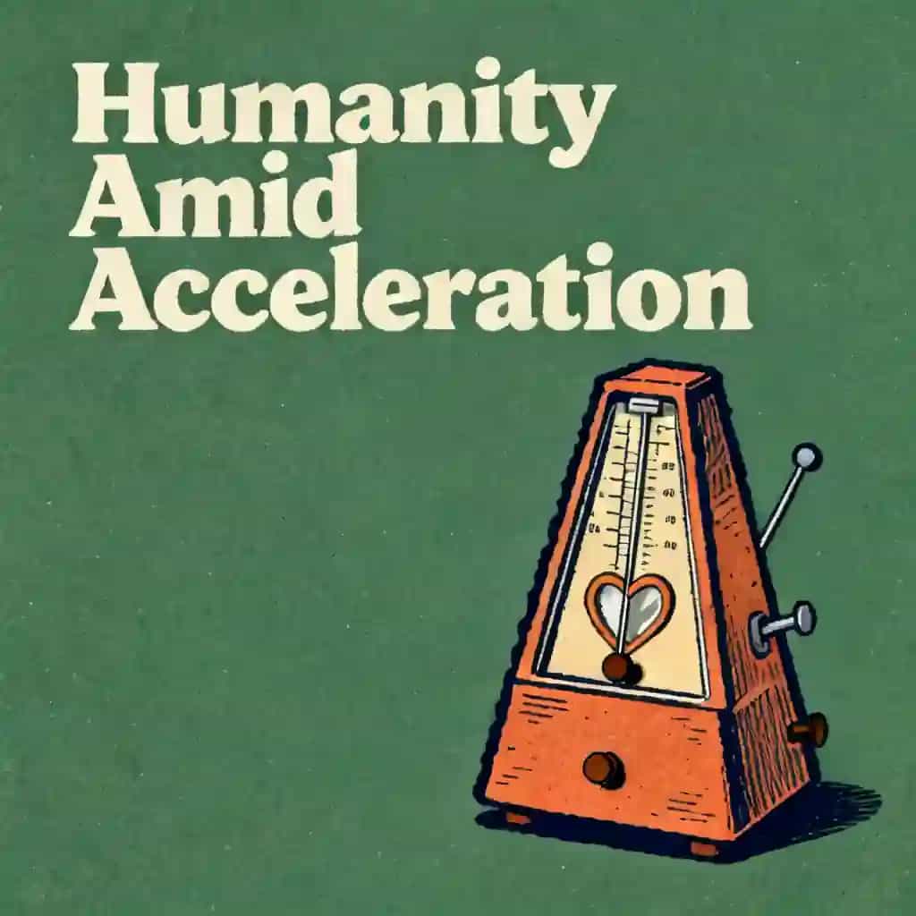 Buchcover von Staying Human in an Accelerated World