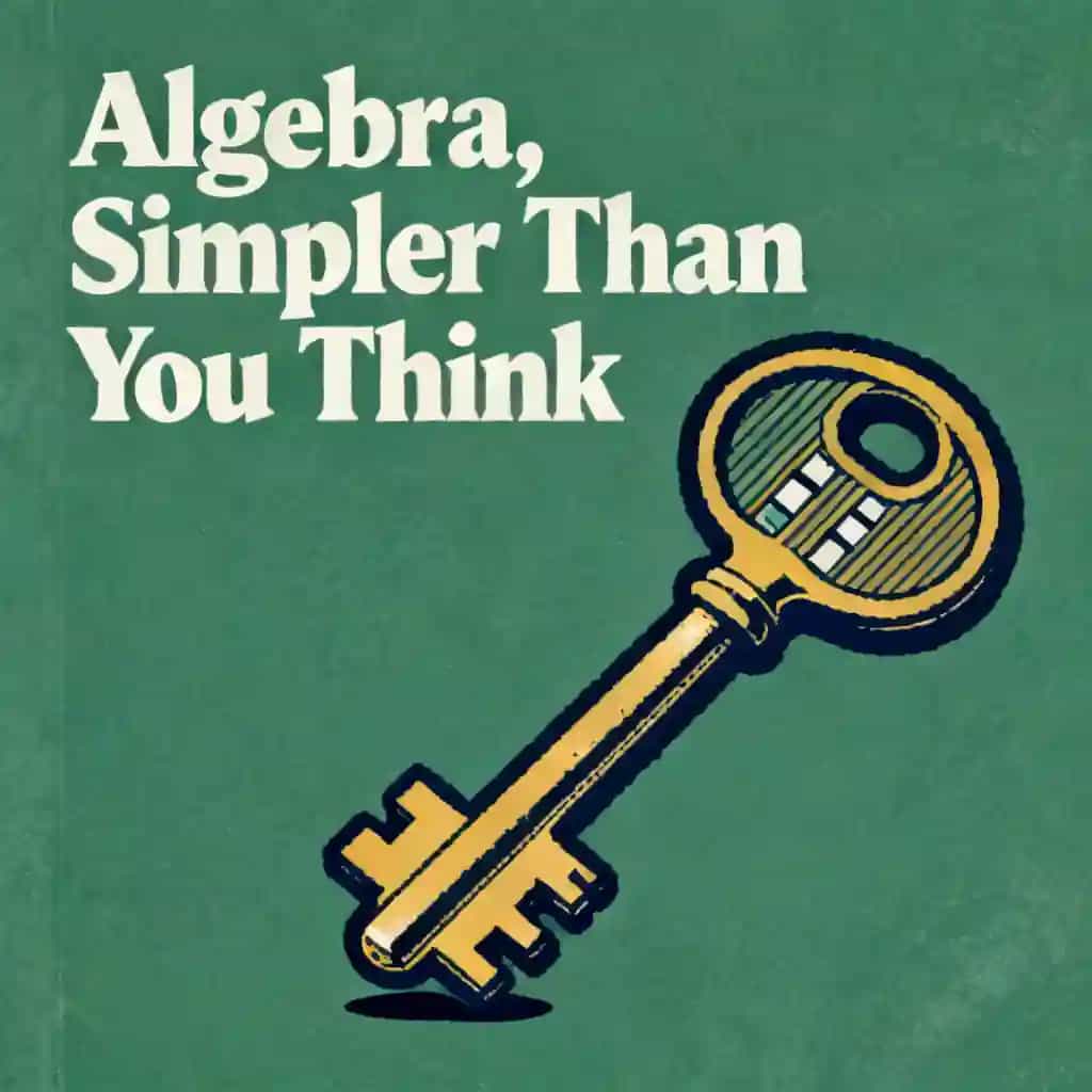 Copertina del libro Learning algebra is easier than you think
