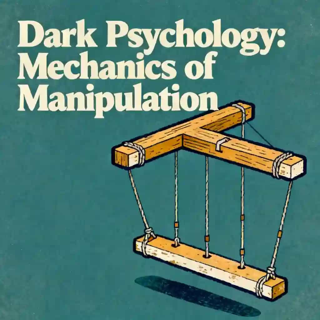 Copertina del libro Dark Psychology: The Mechanics of Manipulation