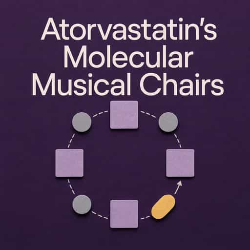Buchcover von Atorvastatin: The Molecular Game of Musical Chairs
