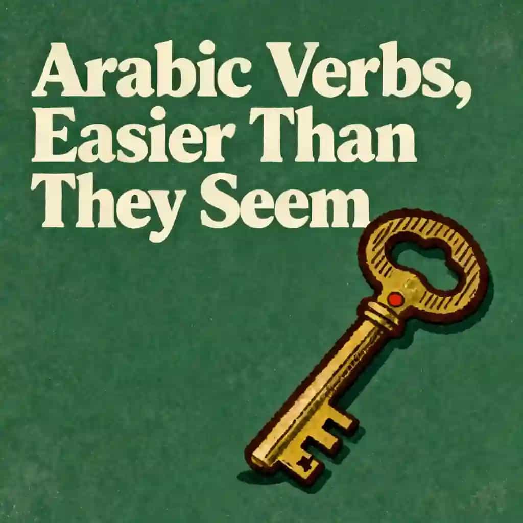 Portada del libro Arabic verbs are easier than they look