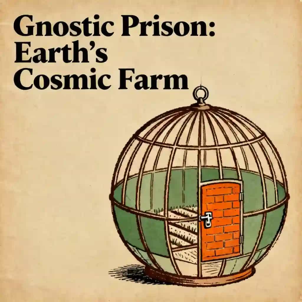The Gnostic Prison: Earth as a Cosmic Farm 책 표지
