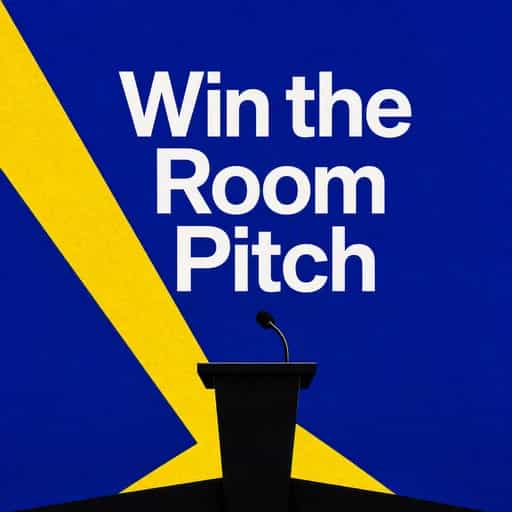 Copertina del libro The High-Stakes Pitch: Winning the Room