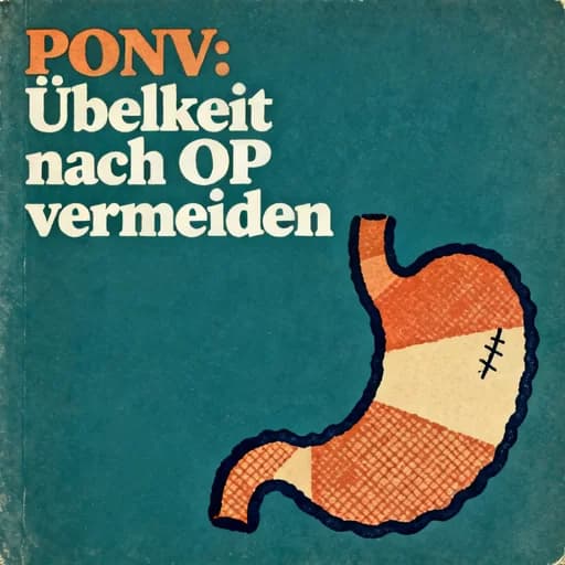 PONV: Strategien gegen Übelkeit und Erbrechen nach der Operation