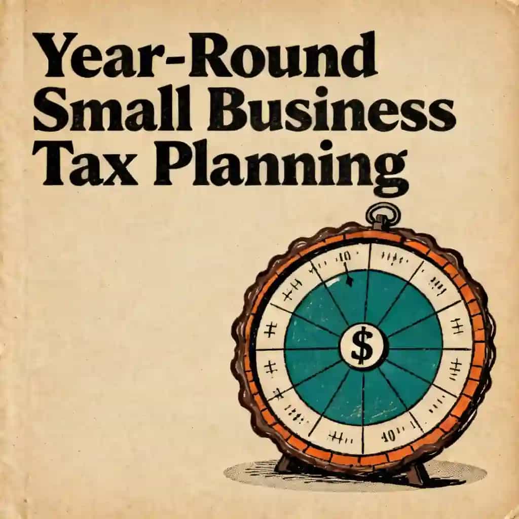 Small business tax planning is a year-round job book cover