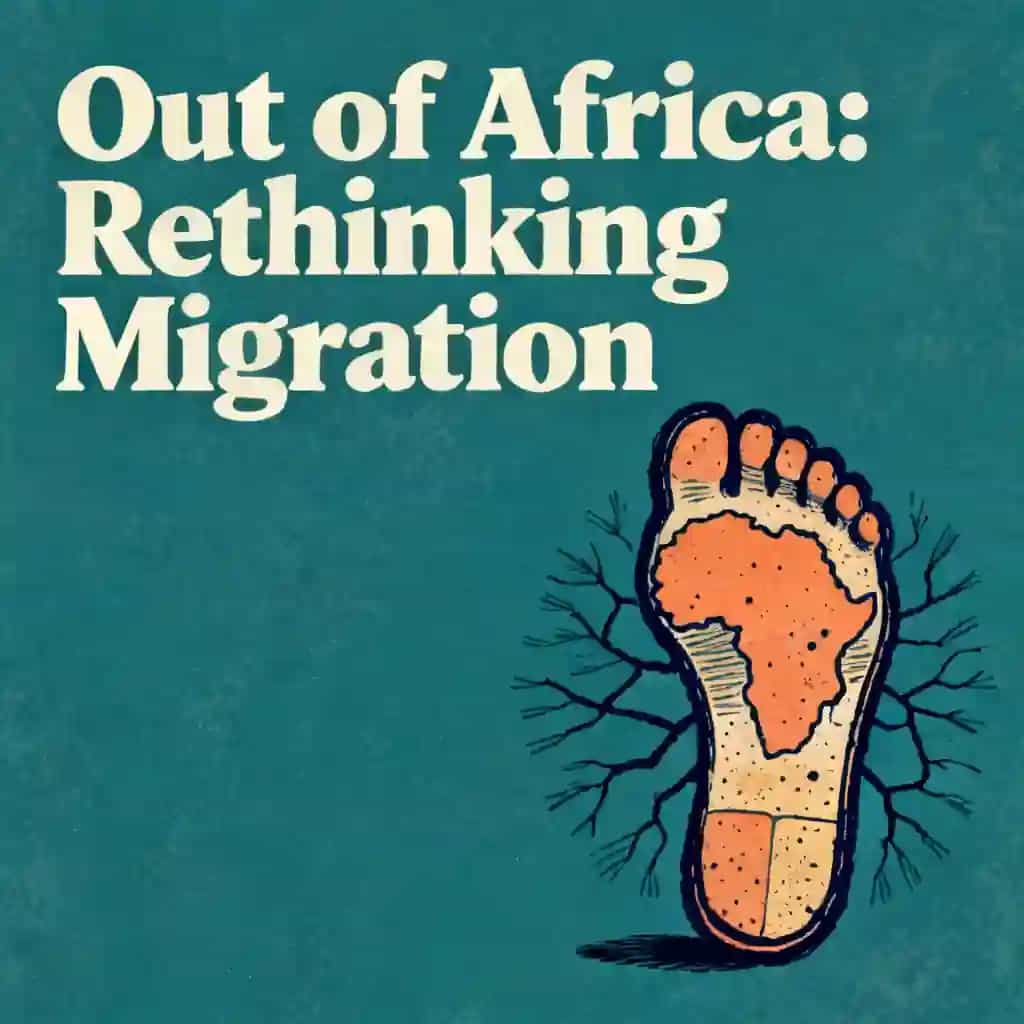Couverture du livre Out of Africa and the new story of human migration
