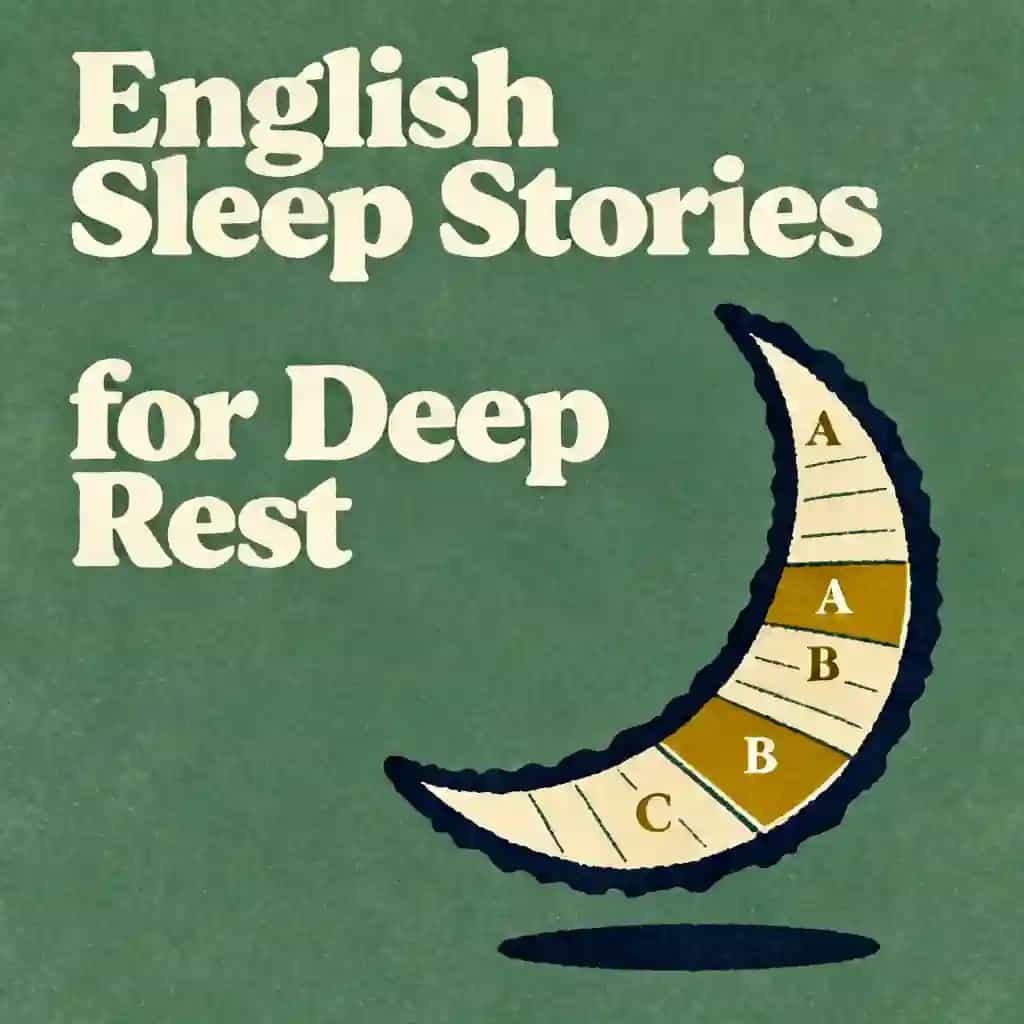 Buchcover von Sleep Learning: English Stories for Deep Rest