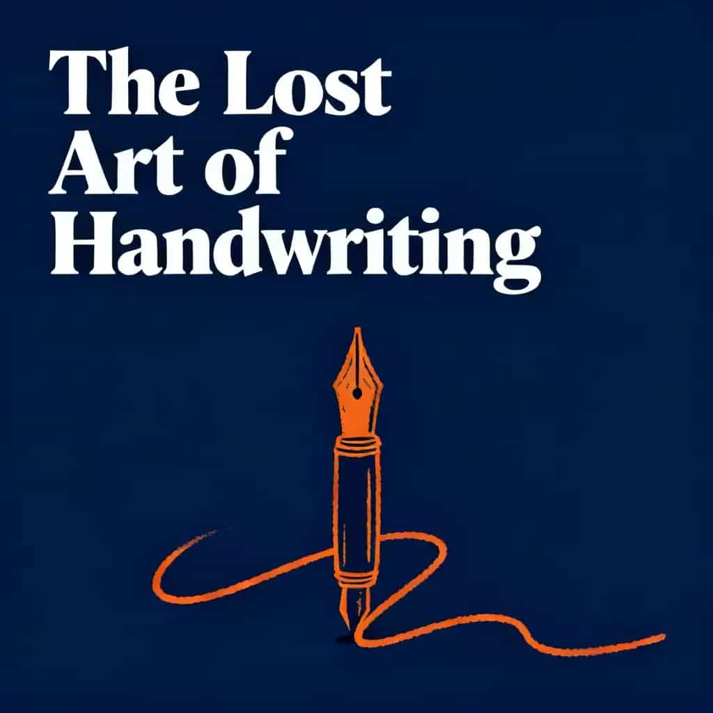 Buchcover von The Lost Art of Writing by Hand