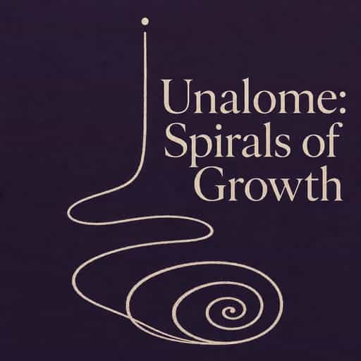 Capa do livro The Unalome: Mapping the Spirals of Growth