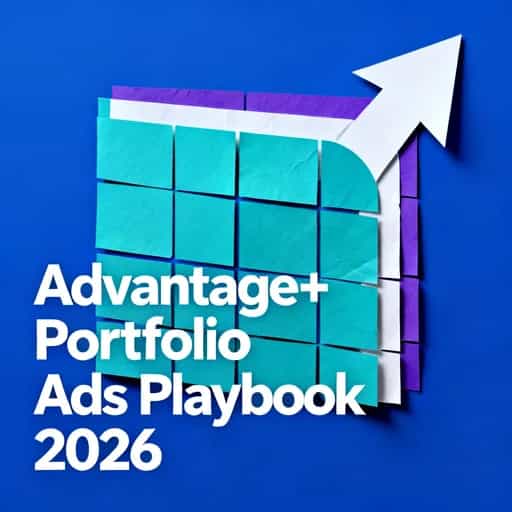 Buchcover von Meta Advantage+ Portfolio Ads: The 2026 Playbook