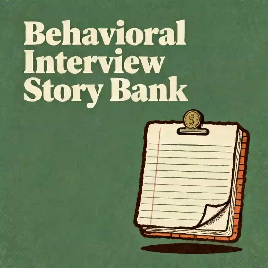 Обложка книги The Behavioral Interview Story Bank