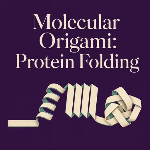 Protein Folding: The Biology of Molecular Origami and Amino Acids