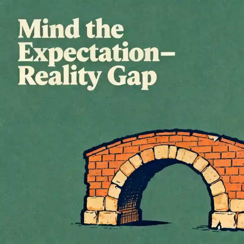 The Gap Between Expectation and Reality 책 표지
