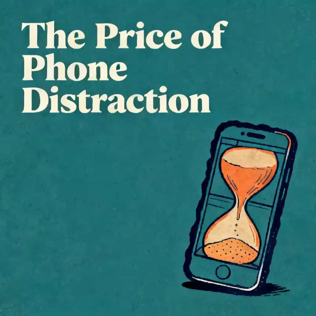 Capa do livro The High Cost of Phone Distraction