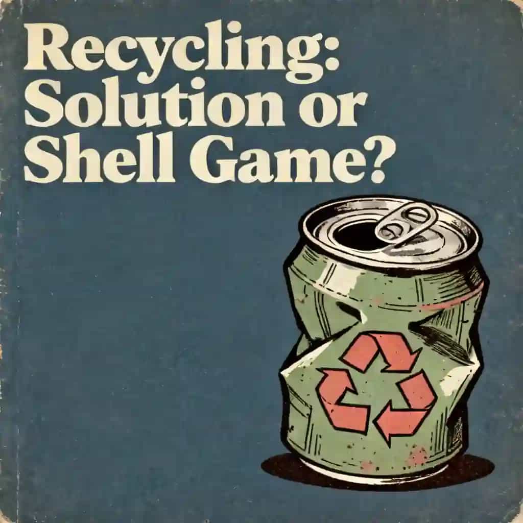 Buchcover von Does recycling actually work or is it a scam?