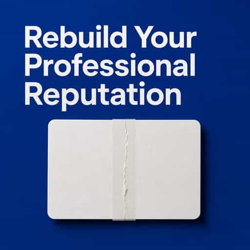 Restoring Your Professional Reputation 책 표지