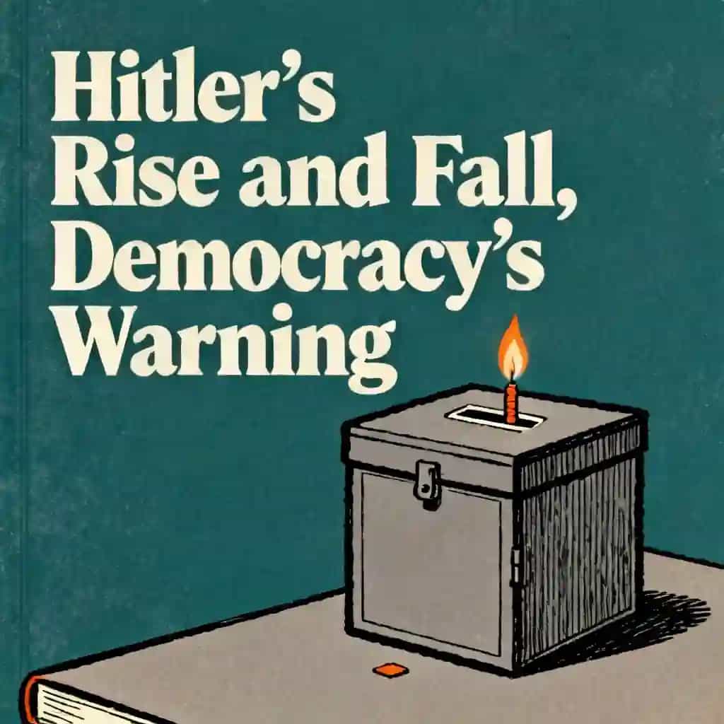 Couverture du livre Hitler's Rise and Fall: Democracy's Deadly Lessons