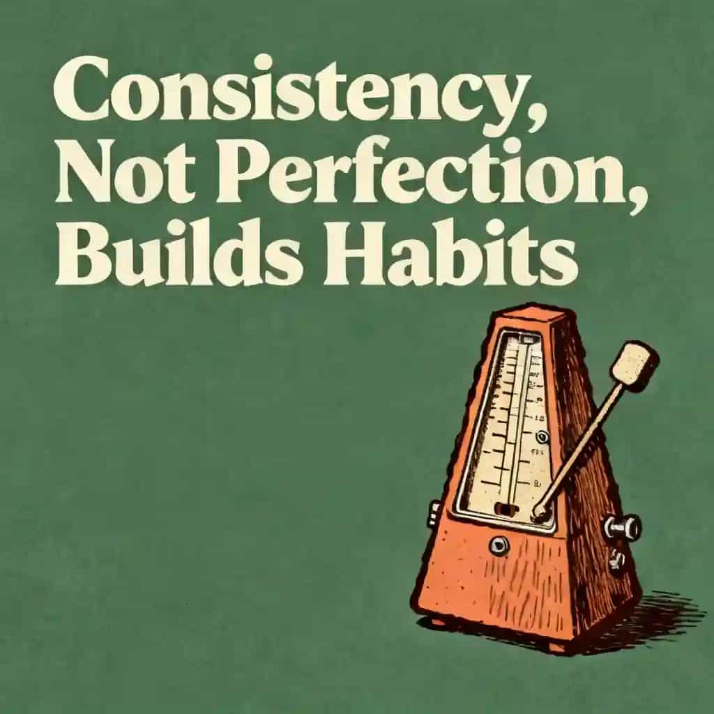 Consistency Over Perfection: Building Lasting Habits 책 표지