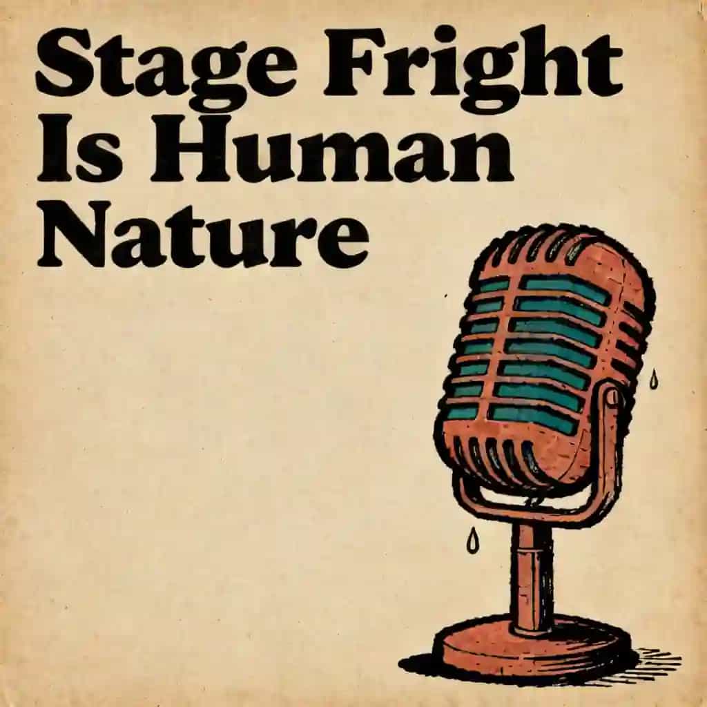 Public speaking fear is more natural than you think 책 표지
