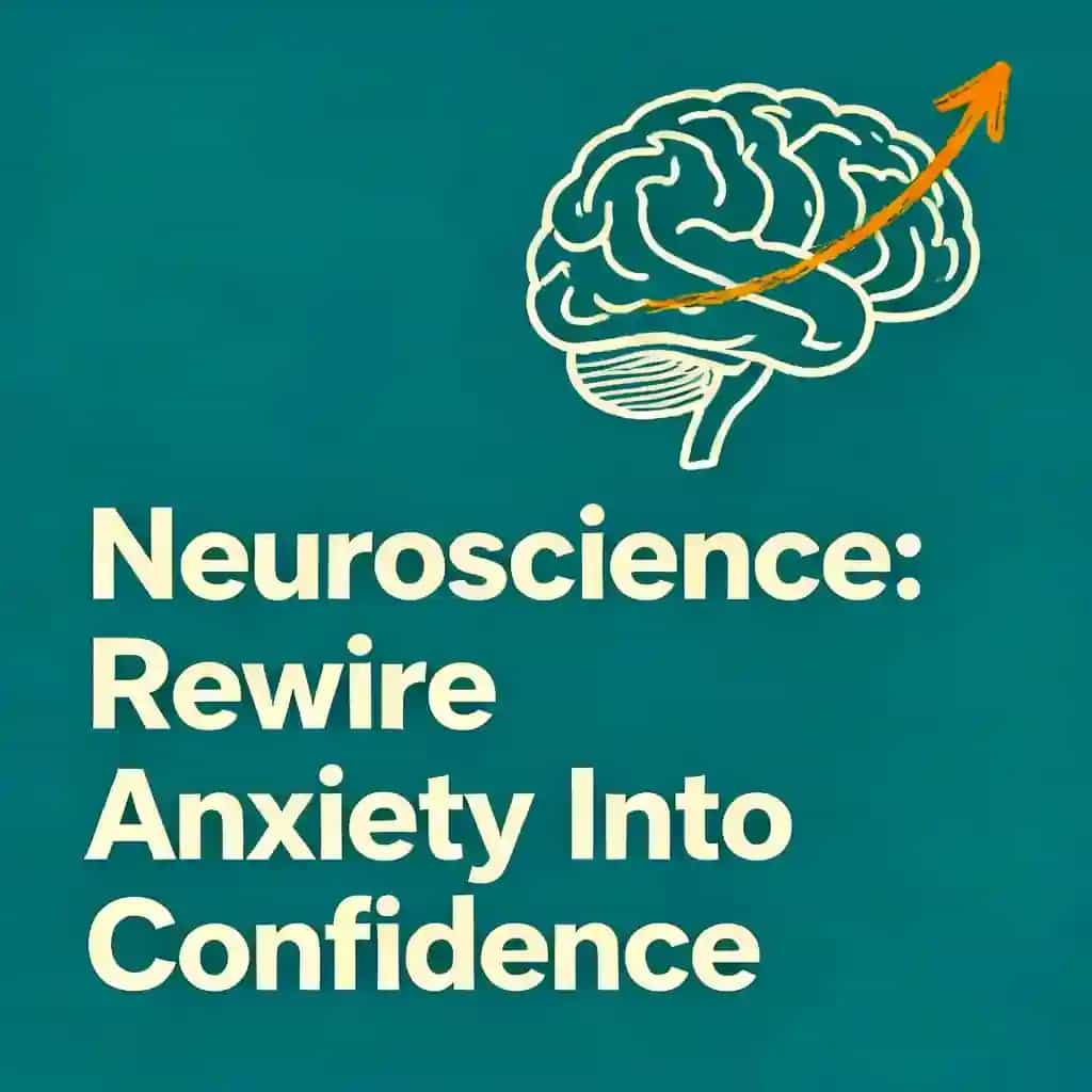 The Neuroscience of Rewiring Anxiety Into Confidence book cover