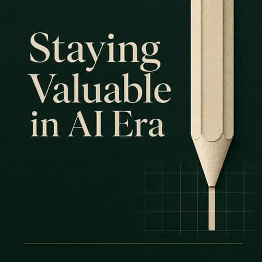 How to Stay Valuable in the Age of AI の書籍表紙