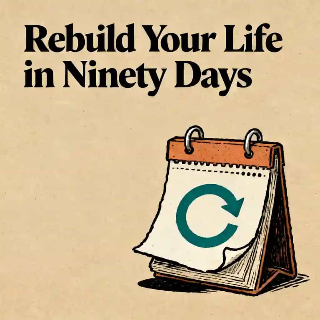 A 90-day reset to rebuild your life 책 표지