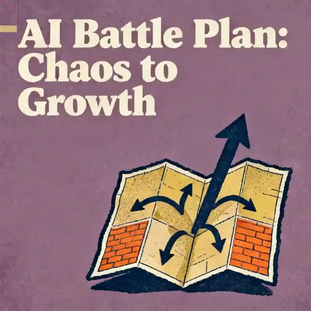 Buchcover von The AI Battle Plan: Turning Chaos Into Growth