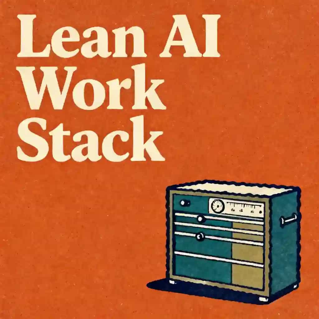 The Lean AI Productivity Stack book cover