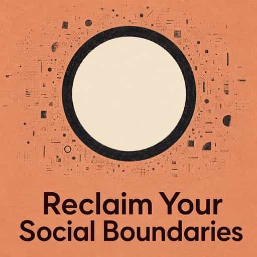 The Social Glitch: Reclaiming Your Boundaries book cover