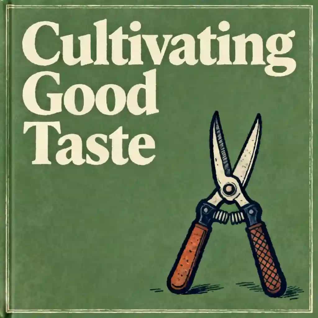 Couverture du livre The Art of Developing Good Taste