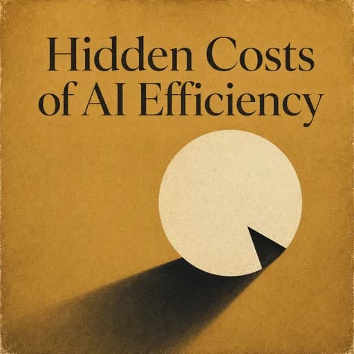 The Hidden Cost of AI Efficiency: Impact on Brain and Creativity