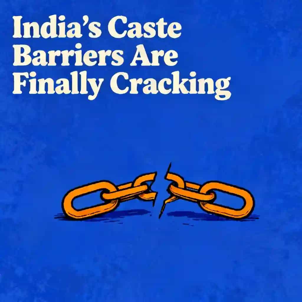 Copertina del libro India's Quiet Revolution: Caste Barriers Finally Cracking