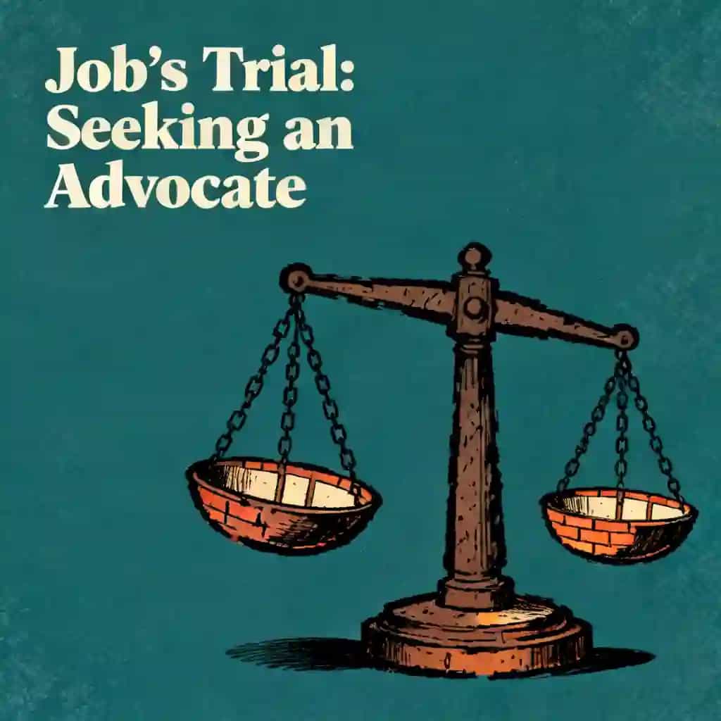 Copertina del libro Job’s Dark Courtroom: Seeking an Advocate in Suffering