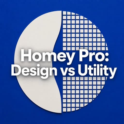 Homey Pro Dashboard: Balancing Design vs. Utility